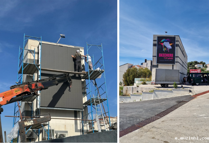 克罗地亚 P4户外LED显示屏